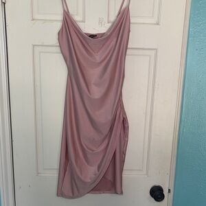 Asymmetrical Pink Dress